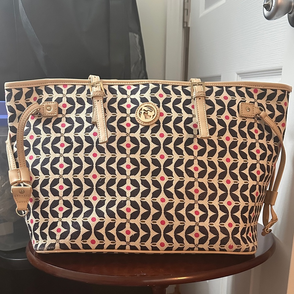 Spartina 459 Dafuskie Island Maritime Pattern Purse and Accessory Bag